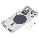 Back Housing Cover with SIM Card Tray & Side Keys & Camera Lens for iPhone 12 Pro(White)