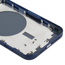 Back Housing Cover with SIM Card Tray & Side Keys & Camera Lens for iPhone 12(Blue)