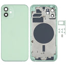 Back Housing Cover with SIM Card Tray & Side Keys & Camera Lens for iPhone 12(Green)