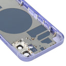 Back Housing Cover with SIM Card Tray & Side Keys & Camera Lens for iPhone 12(Purple)