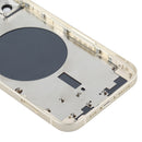 Back Housing Cover with SIM Card Tray & Side Keys & Camera Lens for iPhone 12(White)