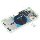 Battery Back Cover (with Side Keys & Card Tray & Power + Volume Flex Cable & Wireless Charging Module) for iPhone 12(Green)