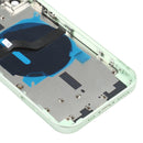 Battery Back Cover (with Side Keys & Card Tray & Power + Volume Flex Cable & Wireless Charging Module) for iPhone 12(Green)