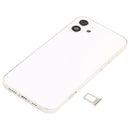 Battery Back Cover Assembly (with Side Keys & Loud Speaker & Motor & Camera Lens & Card Tray & Power Button + Volume Button + Charging Port & Wireless Charging Module) for iPhone 12(White)
