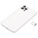 Back Housing Cover with Appearance Imitation of iP12 Pro for iPhone X (with SIM Card Tray & Side Keys & Power + Volume Flex Cable & Wireless Charging Module & Charging Port Flex Cable & Vibrating Motor & Loudspeaker)(White)