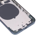 Back Housing Cover with Appearance Imitation of iP12 Pro for iPhone 11 Pro(Dark Blue)