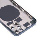 Back Housing Cover with Appearance Imitation of iP12 Pro for iPhone 11 Pro(Dark Blue)
