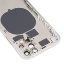 Back Housing Cover with Appearance Imitation of iP12 Pro for iPhone 11 Pro(White)