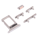 SIM Card Tray + SIM Card Tray + Side Keys for iPhone 13 Pro(Silver)