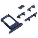SIM Card Tray + SIM Card Tray + Side Keys for iPhone 13(Blue)