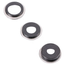Camera Lens Cover With Retaining Bracket for iPhone 13 Pro(Silver)
