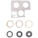 Camera Lens Cover With Retaining Bracket for iPhone 13 Pro Max(Gold)