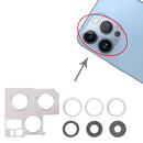 Camera Lens Cover With Retaining Bracket for iPhone 13 Pro Max(Silver)