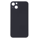 Easy Replacement Big Camera Hole Glass Back Battery Cover for iPhone 13(Black)