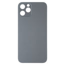 Easy Replacement Big Camera Hole Glass Back Battery Cover for iPhone 13 Pro Max(Black)