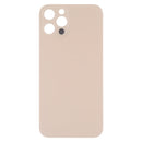 Easy Replacement Big Camera Hole Glass Back Battery Cover for iPhone 13 Pro(Gold)