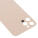 Easy Replacement Big Camera Hole Glass Back Battery Cover for iPhone 13 Pro(Gold)