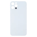 Easy Replacement Big Camera Hole Glass Back Battery Cover for iPhone 13 Pro(White)