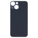 Easy Replacement Big Camera Hole Glass Back Battery Cover for iPhone 13 mini(Black)