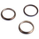 3 PCS Rear Camera Glass Lens Metal Outside Protector Hoop Ring for iPhone 13 Pro(Blue)