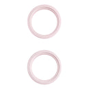 2 PCS Rear Camera Glass Lens Metal Outside Protector Hoop Ring for iPhone 13 mini(Gold)