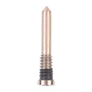 100 PCS Charging Port Screws for iPhone 13 Pro (Gold)