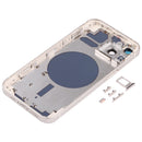 Back Housing Cover with SIM Card Tray & Side Keys & Camera Lens for iPhone 13(White)