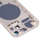Back Housing Cover with SIM Card Tray & Side Keys & Camera Lens for iPhone 13(White)