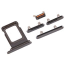 SIM Card Tray + Side Key for iPhone 11 Pro / 11 Pro Max(Black)