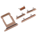 SIM Card Tray + Side Key for iPhone 11 Pro / 11 Pro Max(Gold)