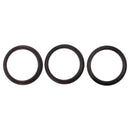 3 PCS Rear Camera Glass Lens Metal Protector Hoop Ring for iPhone 11 Pro & 11 Pro Max(Grey)