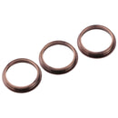 3 PCS Rear Camera Glass Lens Metal Protector Hoop Ring for iPhone 11 Pro & 11 Pro Max(Gold)