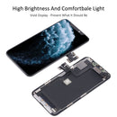 Original LCD Screen and Digitizer Full Assembly with Earpiece Speaker Flex Cable for iPhone 11 Pro
