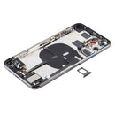 Battery Back Cover Assembly (with Side Keys & Power Button + Volume Button Flex Cable & Wireless Charging Module & Motor & Charging Port & Loud Speaker & Card Tray & Camera Lens Cover) for iPhone 11 Pro(Green)