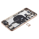 Battery Back Cover Assembly (with Side Keys & Power Button + Volume Button Flex Cable & Wireless Charging Module & Motor & Charging Port & Loud Speaker & Card Tray & Camera Lens Cover) for iPhone 11 Pro(Gold)