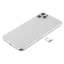 Battery Back Cover Assembly (with Side Keys & Power Button + Volume Button Flex Cable & Wireless Charging Module & Motor & Charging Port & Loud Speaker & Card Tray & Camera Lens Cover) for iPhone 11 Pro(Silver)