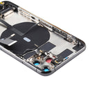 Battery Back Cover Assembly (with Side Keys & Power Button + Volume Button Flex Cable & Wireless Charging Module & Motor & Charging Port & Loud Speaker & Card Tray & Camera Lens Cover) for iPhone 11 Pro Max(Grey)