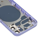 Back Housing Cover with SIM Card Tray & Side Keys & Camera Lens for iPhone 12 mini(Purple)
