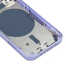 Back Housing Cover with SIM Card Tray & Side Keys & Camera Lens for iPhone 12 mini(Purple)