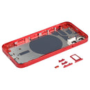 Back Housing Cover with SIM Card Tray & Side Keys & Camera Lens for iPhone 12 mini(Red)