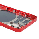 Back Housing Cover with SIM Card Tray & Side Keys & Camera Lens for iPhone 12 mini(Red)