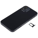 Battery Back Cover Assembly (with Side Keys & Loud Speaker & Motor & Camera Lens & Card Tray & Power Button + Volume Button + Charging Port & Wireless Charging Module) for iPhone 12 Mini(Black)