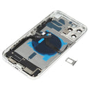 Battery Back Cover Assembly (with Side Keys & Loud Speaker & Motor & Camera Lens & Card Tray & Power Button + Volume Button + Charging Port & Wireless Charging Module) for iPhone 12 Pro Max(White)