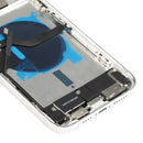 Battery Back Cover Assembly (with Side Keys & Loud Speaker & Motor & Camera Lens & Card Tray & Power Button + Volume Button + Charging Port & Wireless Charging Module) for iPhone 12 Pro Max(White)