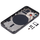 Back Housing Cover with SIM Card Tray & Side Keys & Camera Lens for iPhone 13 Mini(Black)