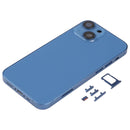 Back Housing Cover with SIM Card Tray & Side Keys & Camera Lens for iPhone 13 Mini(Blue)