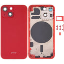Back Housing Cover with SIM Card Tray & Side Keys & Camera Lens for iPhone 13 Mini(Red)
