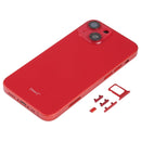 Back Housing Cover with SIM Card Tray & Side Keys & Camera Lens for iPhone 13 Mini(Red)
