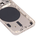 Back Housing Cover with SIM Card Tray & Side Keys & Camera Lens for iPhone 13 Mini(White)