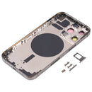 Back Housing Cover with SIM Card Tray & Side Keys & Camera Lens for iPhone 13 Pro(Black)